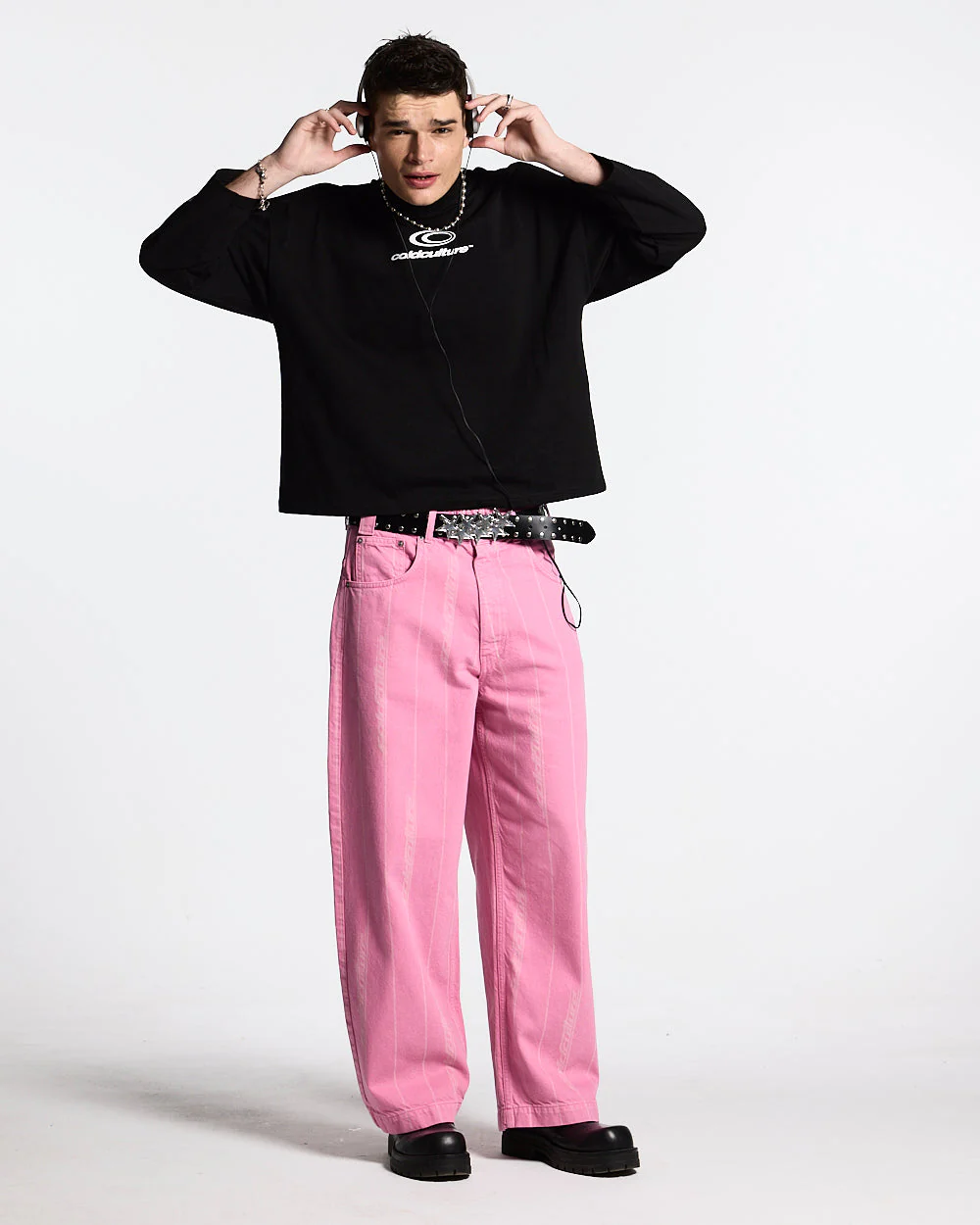 55 FLAMES LONGSLEEVE BLACK - Image 6