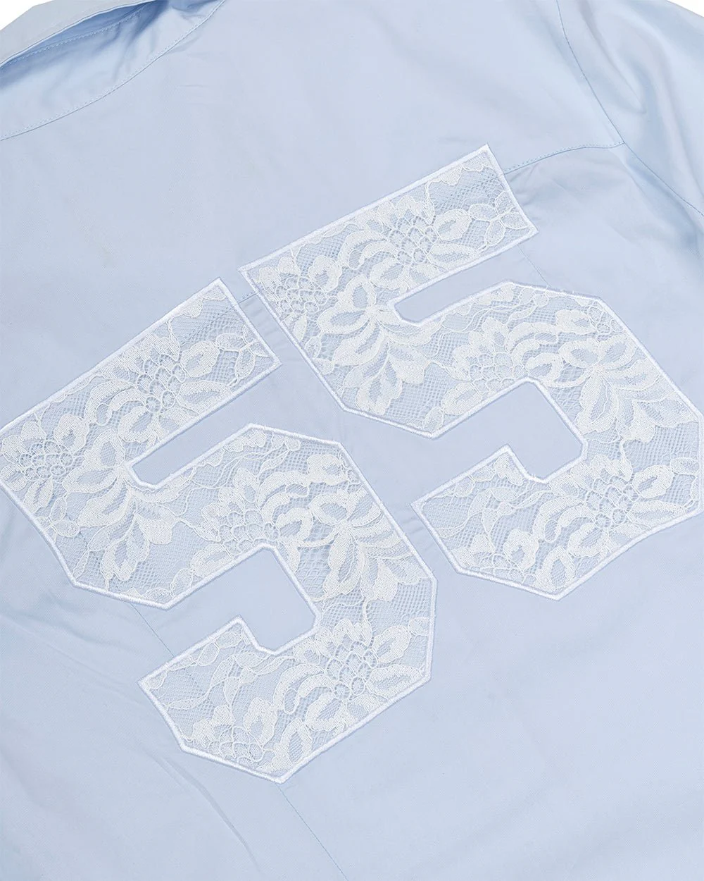 55 LACE SHIRT BABY BLUE - Image 8