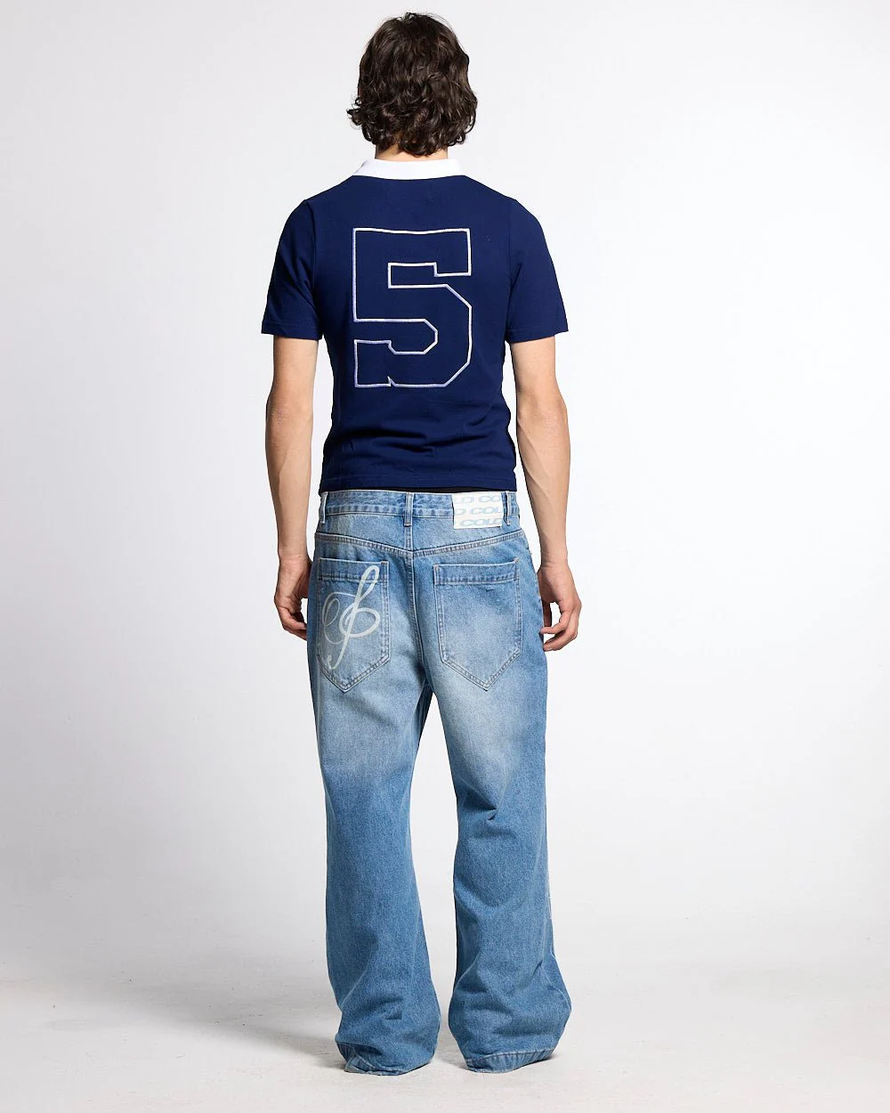 5th AURA SLIM POLO DARK BLUE - Image 6