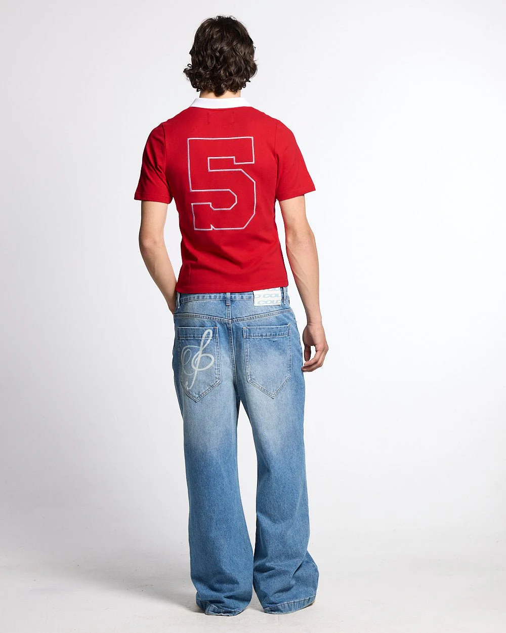 5th AURA SLIM POLO RED - Image 5