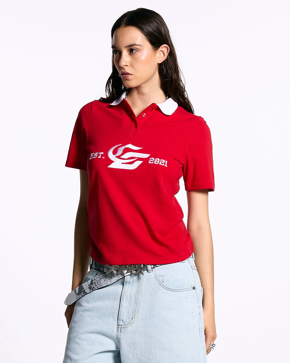 5th AURA SLIM POLO RED - Image 6