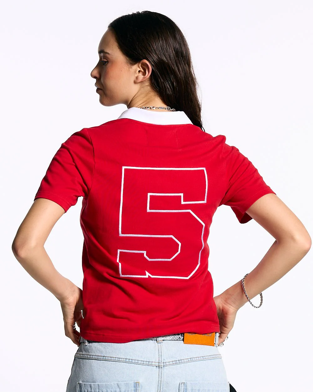 5th AURA SLIM POLO RED - Image 7