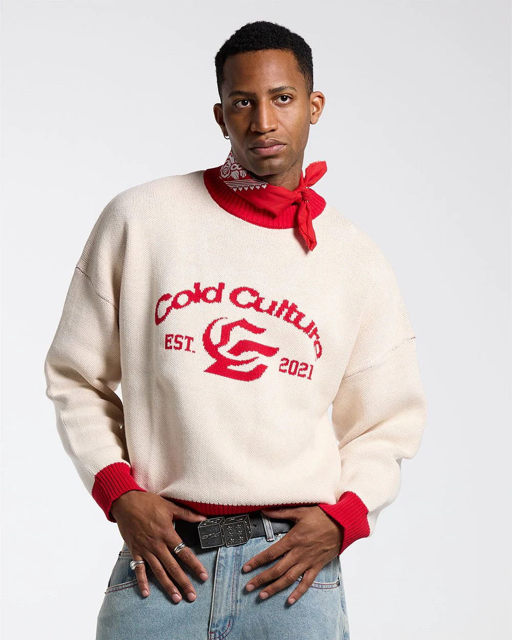 ACADEMY KNIT ACID WHITE - Image 3