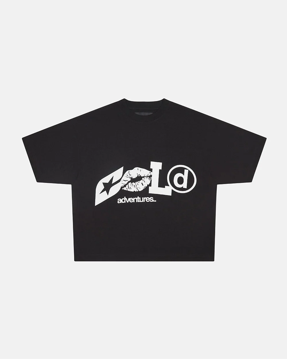 ADVENTURES TEE BLACK & WHITE