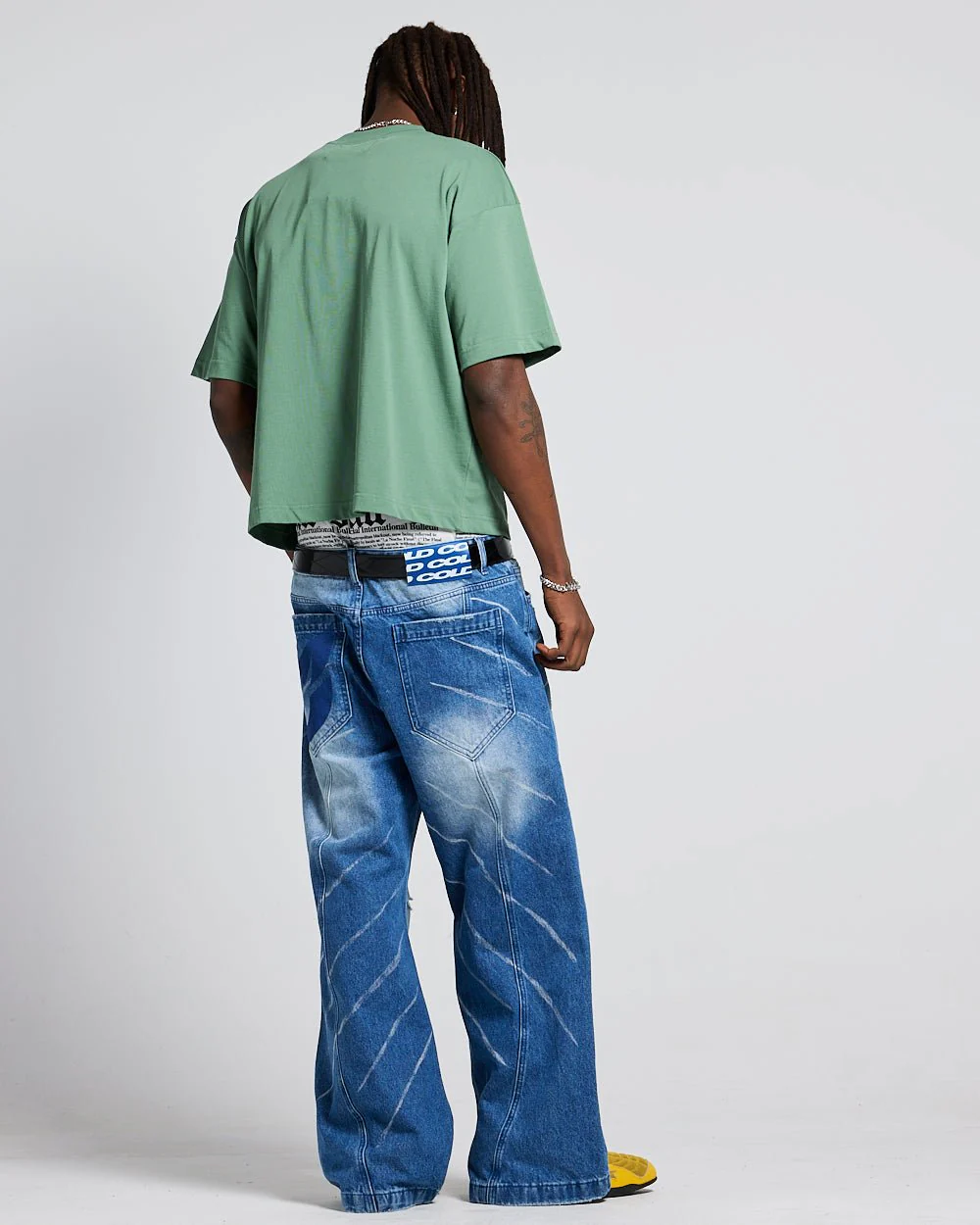 ADVENTURES TEE GREEN & YELLOW - Image 4