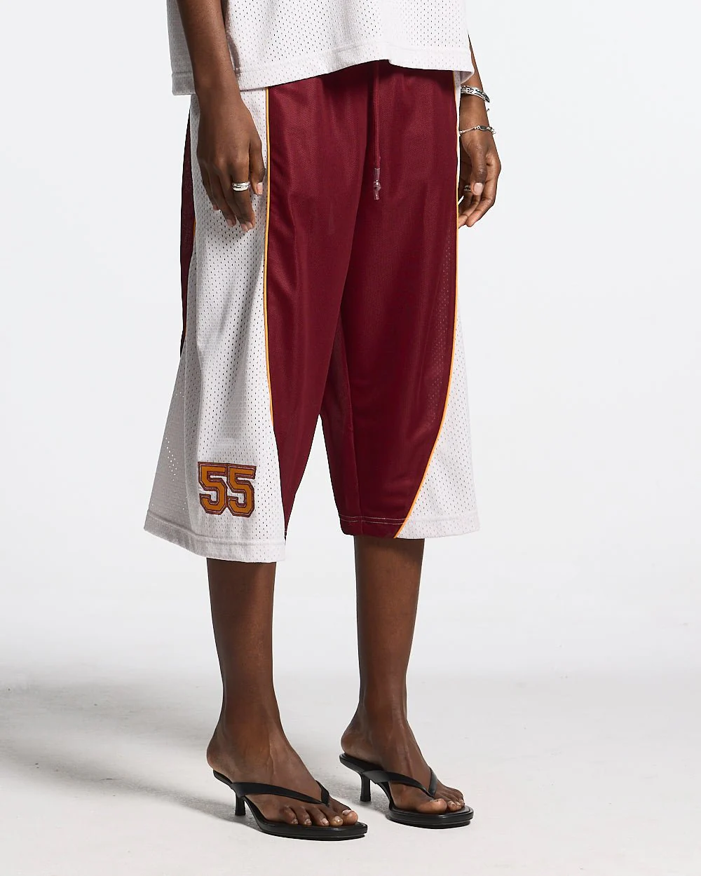 AERO STEED SHORT CREAM/BURGUNDY - Image 5