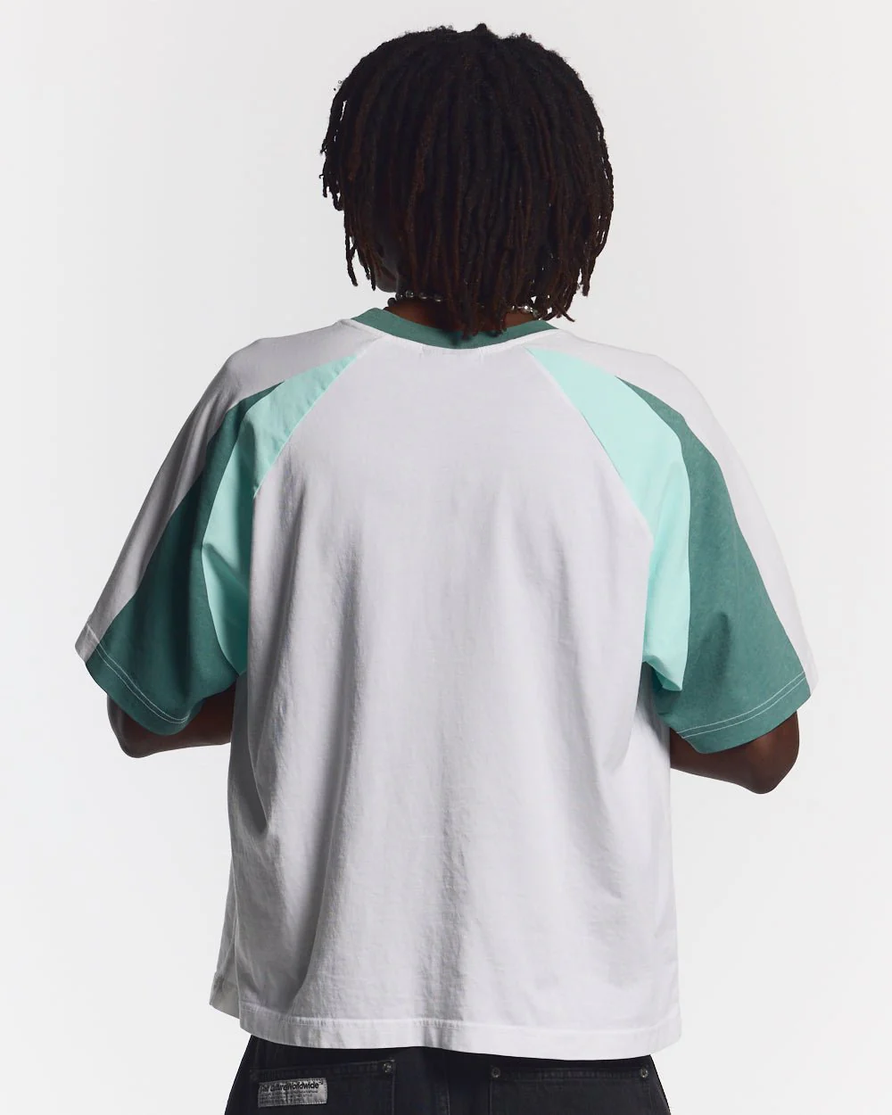 AIRBORNE TEE WHITE AND GREEN - Image 4