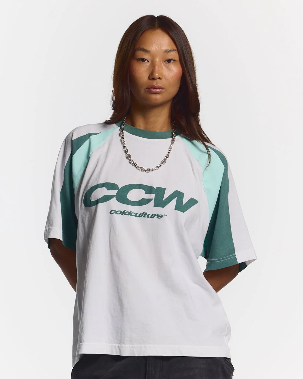 AIRBORNE TEE WHITE AND GREEN - Image 5