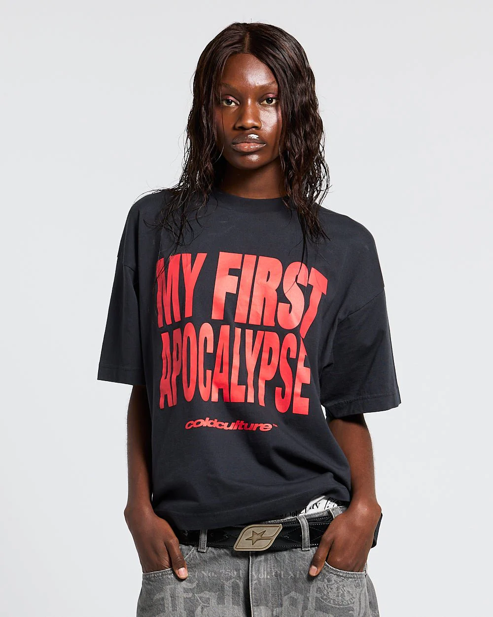 APOCALYPSE TEAM TEE GREY & RED - Image 5