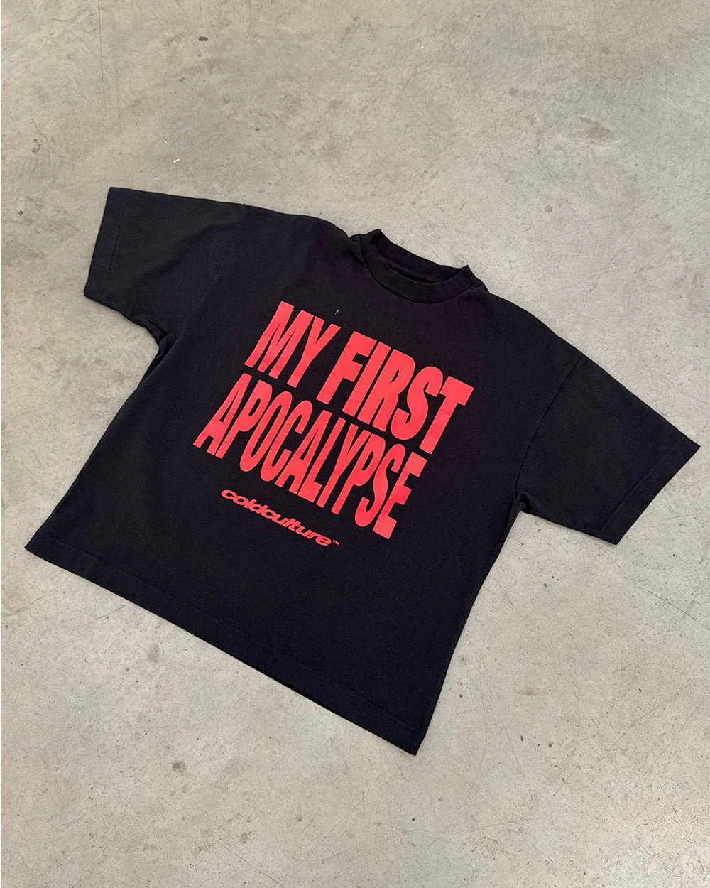 APOCALYPSE TEAM TEE GREY & RED - Image 8