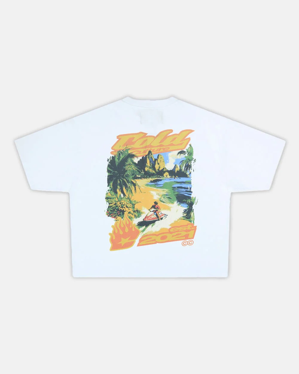 AQUATIC TEE WHITE