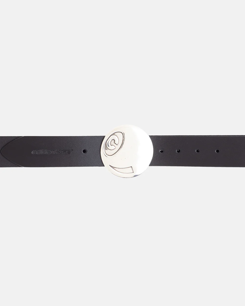 BILLIARD LEATHER BELT BLACK - Image 3