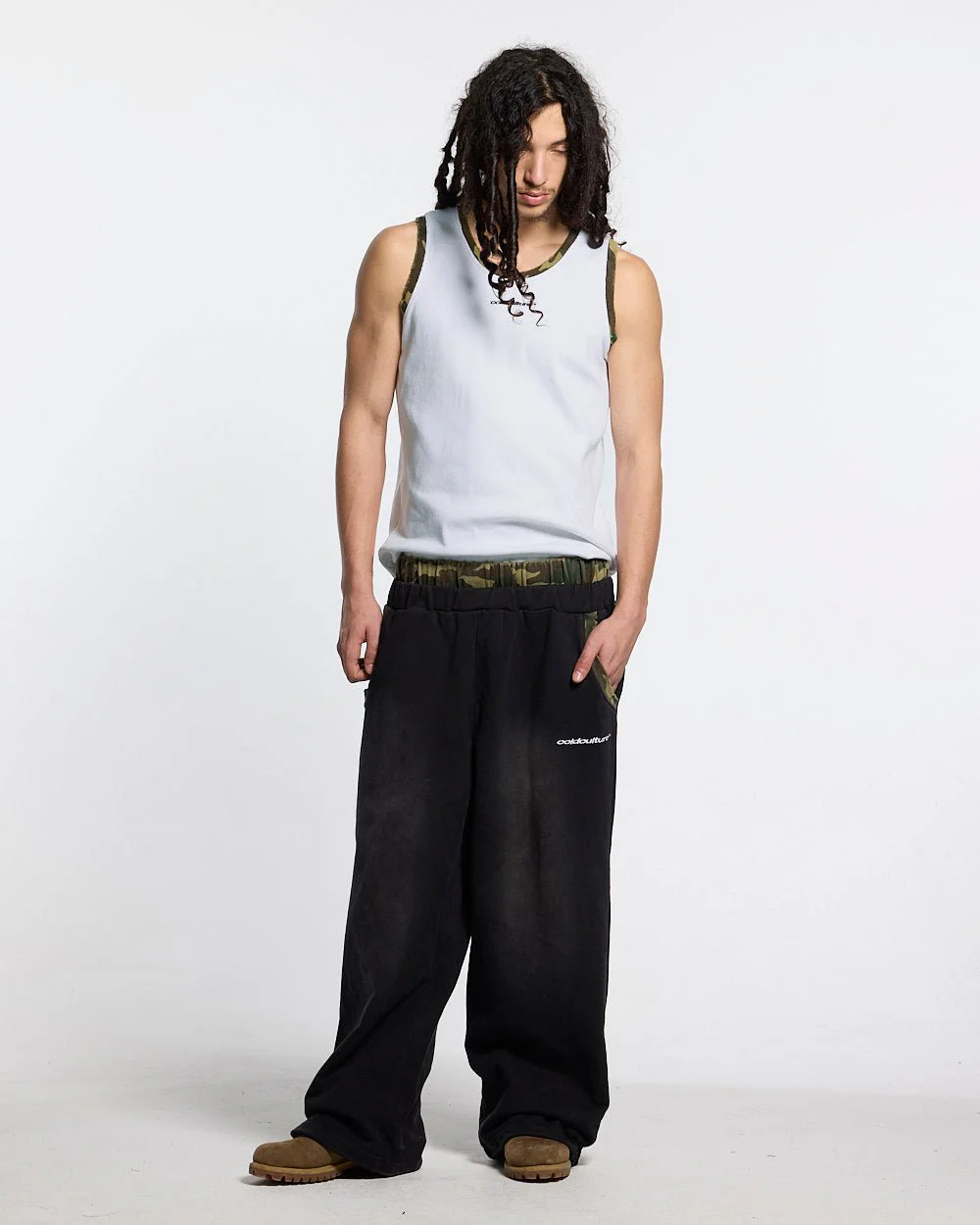 BLACK OPS TANK TOP WHITE - Image 5