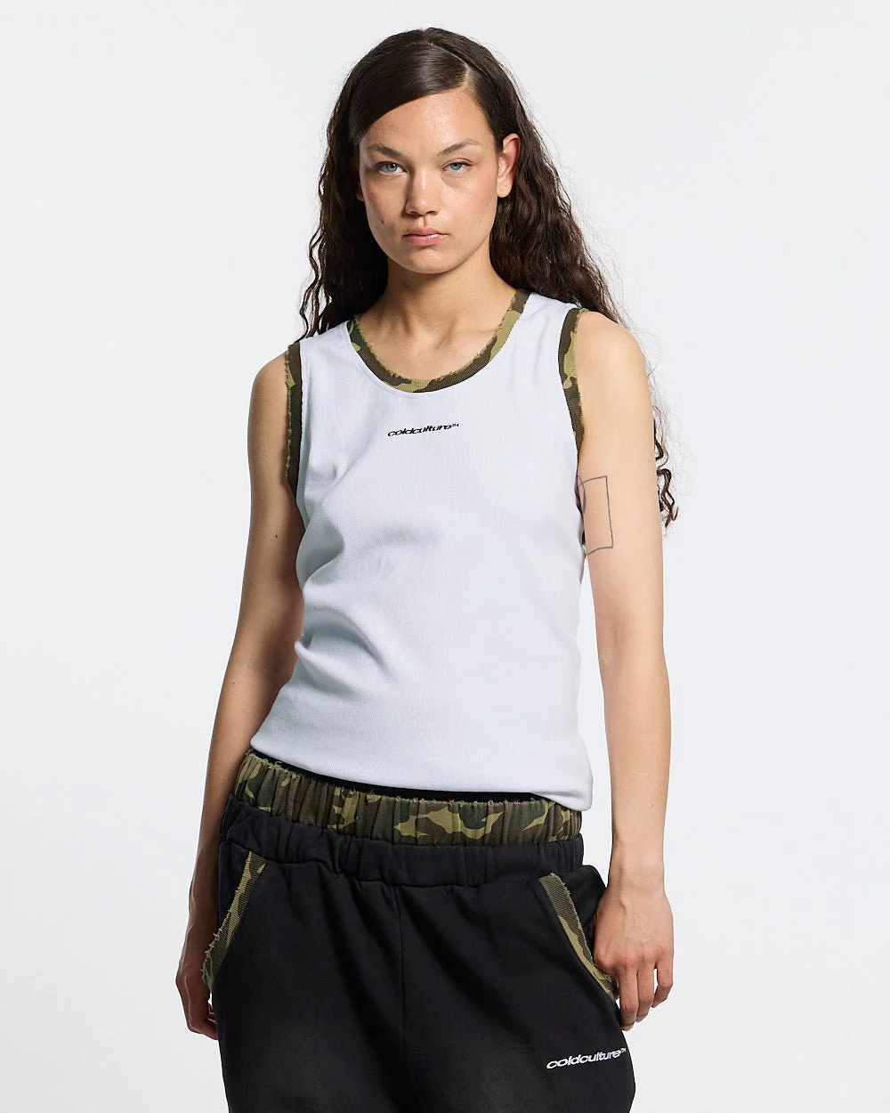 BLACK OPS TANK TOP WHITE - Image 7