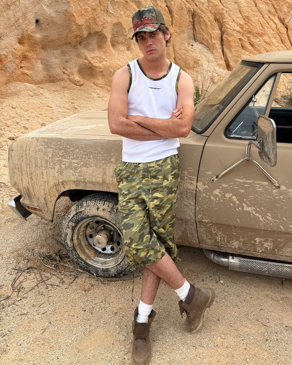 BLACK OPS TANK TOP WHITE - Image 9