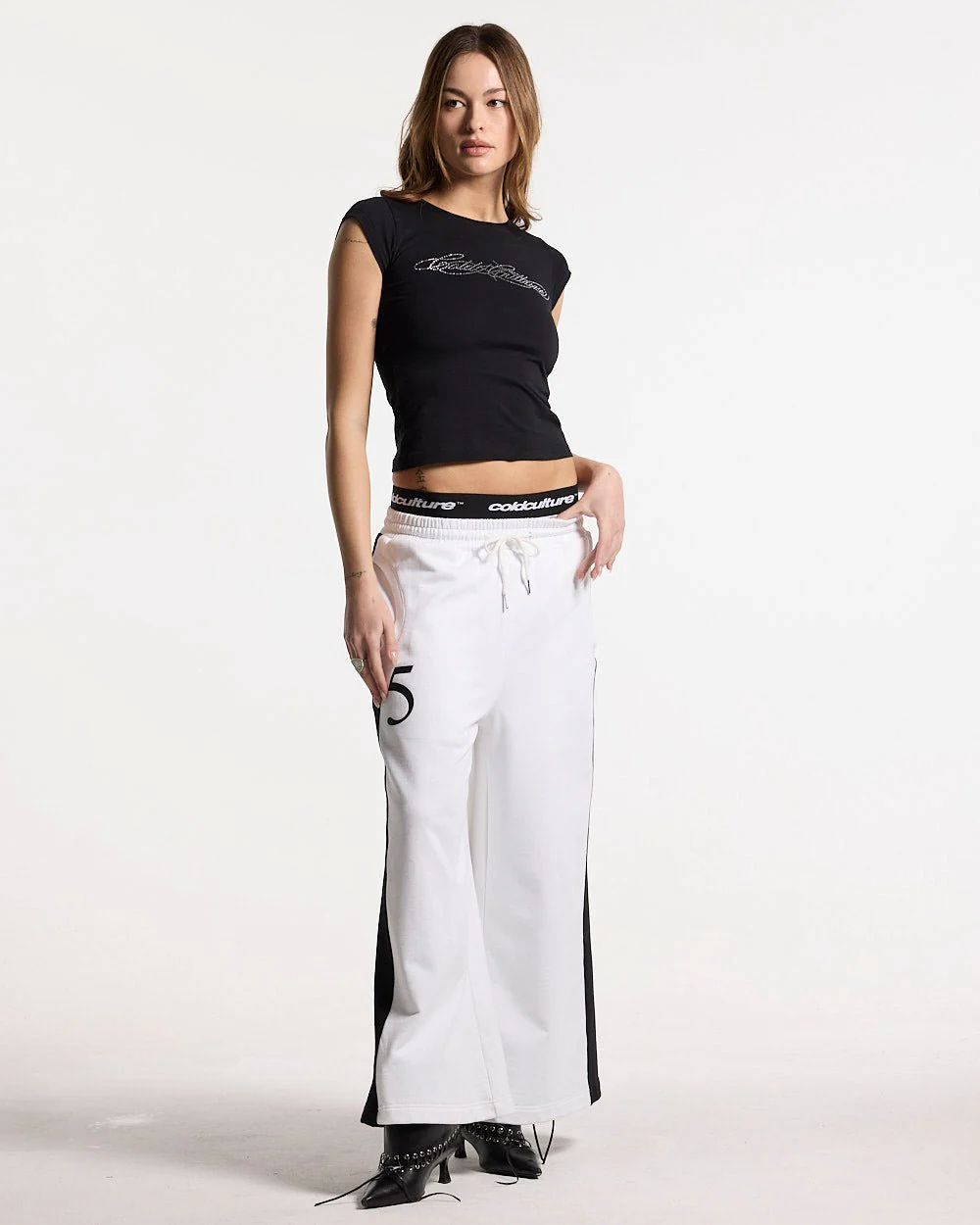 BLING BABY TEE BLACK - Image 5