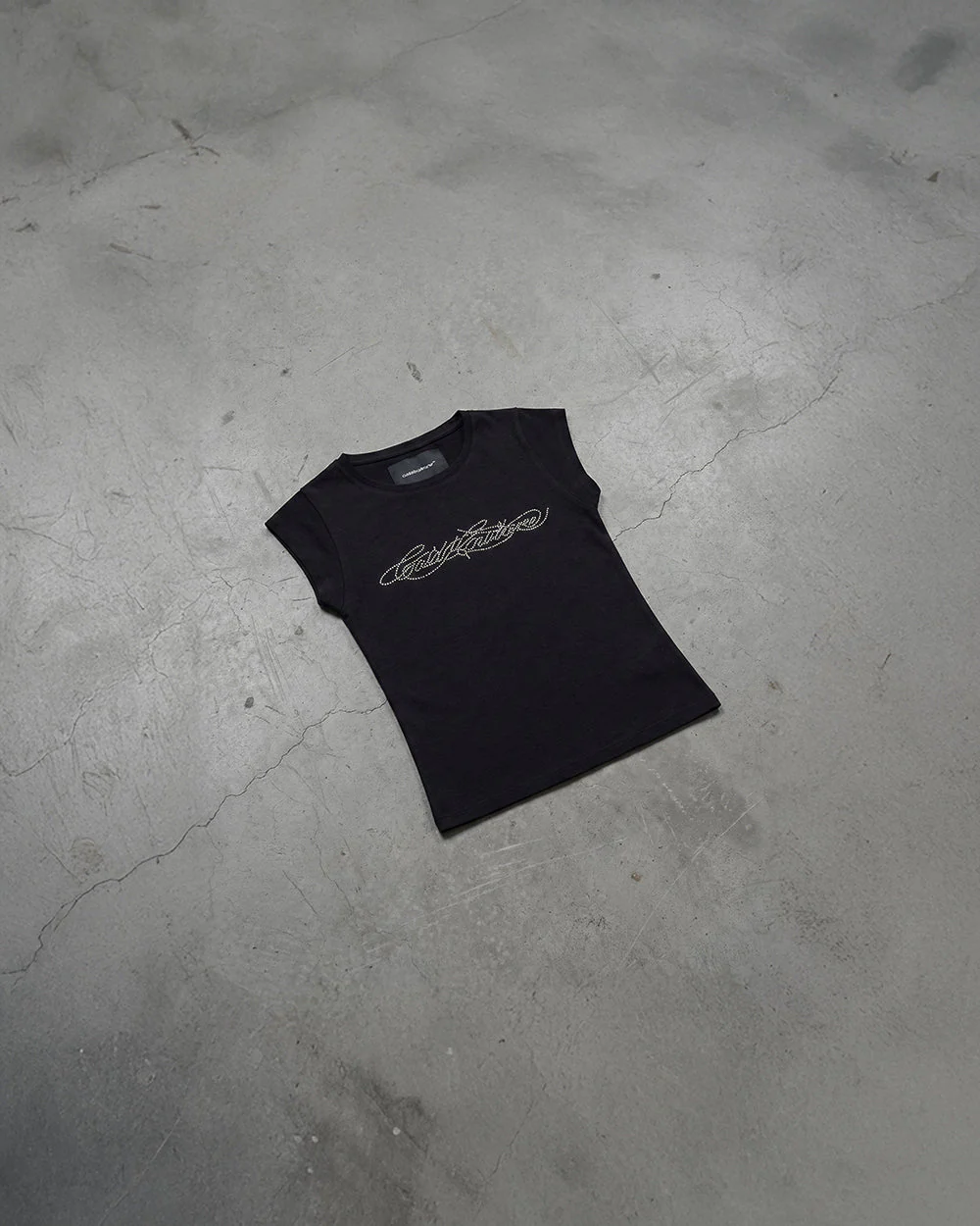 BLING BABY TEE BLACK - Image 7