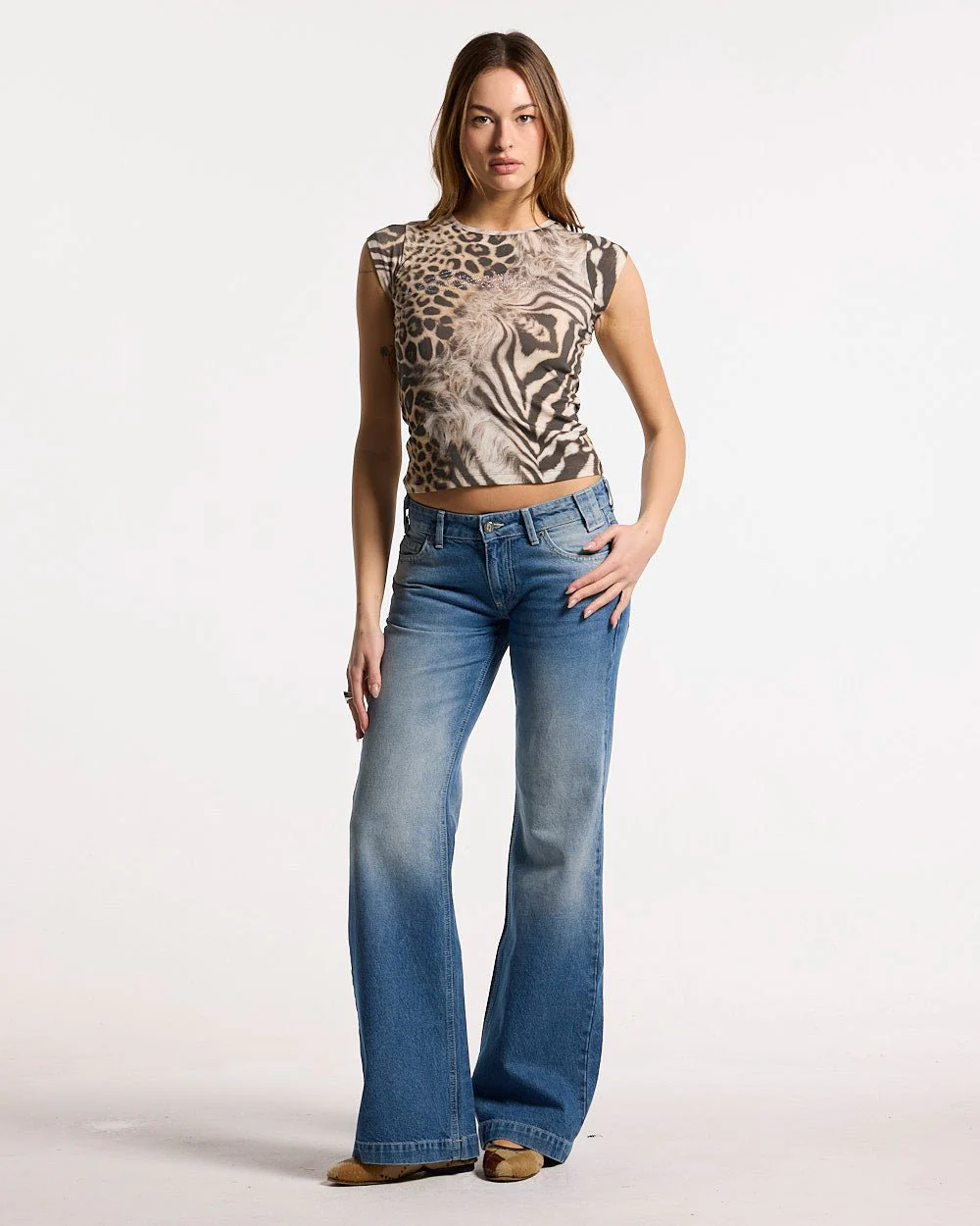 BLING BABY TEE LEOPARD - Image 5