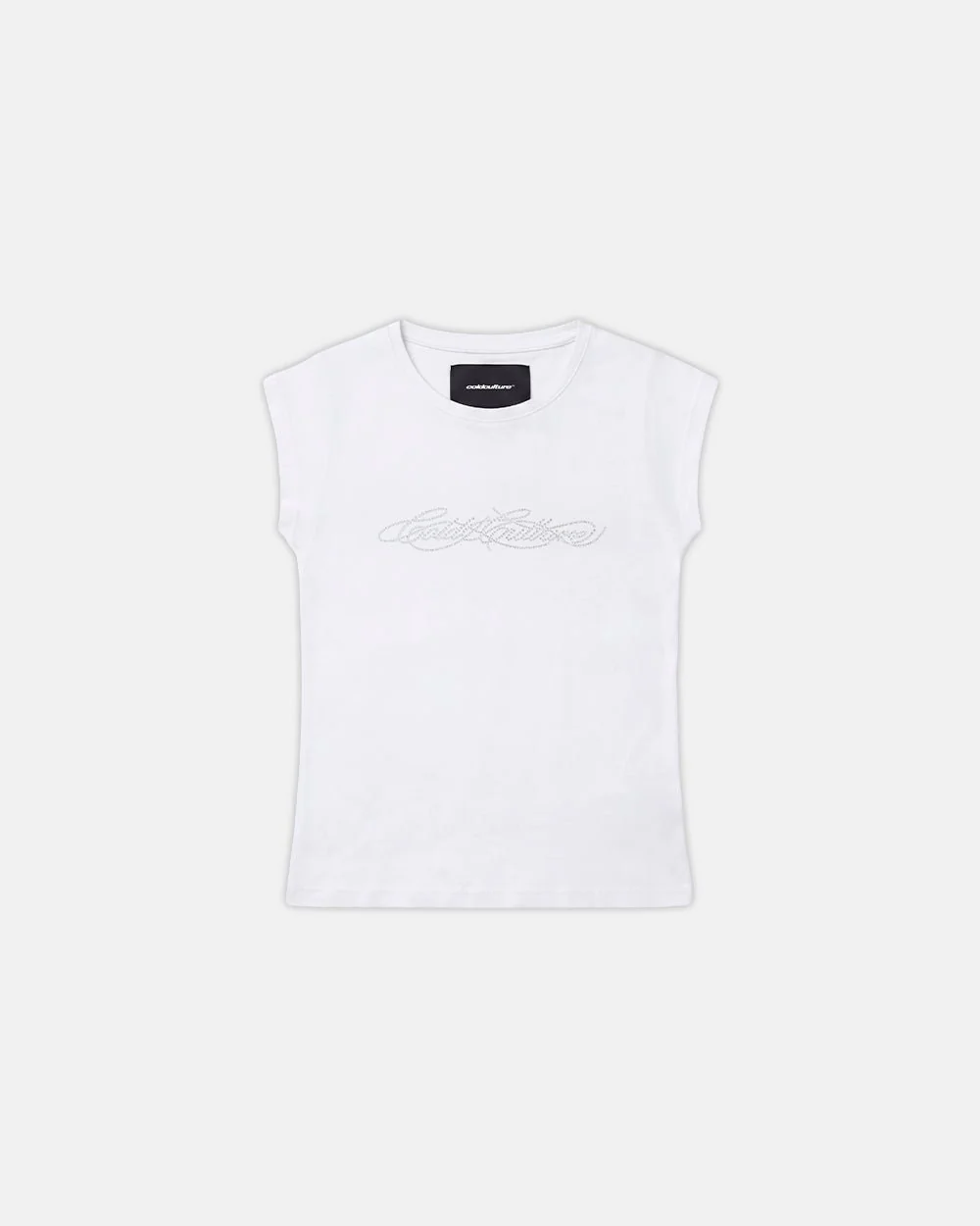 BLING BABY TEE WHITE - Image 2