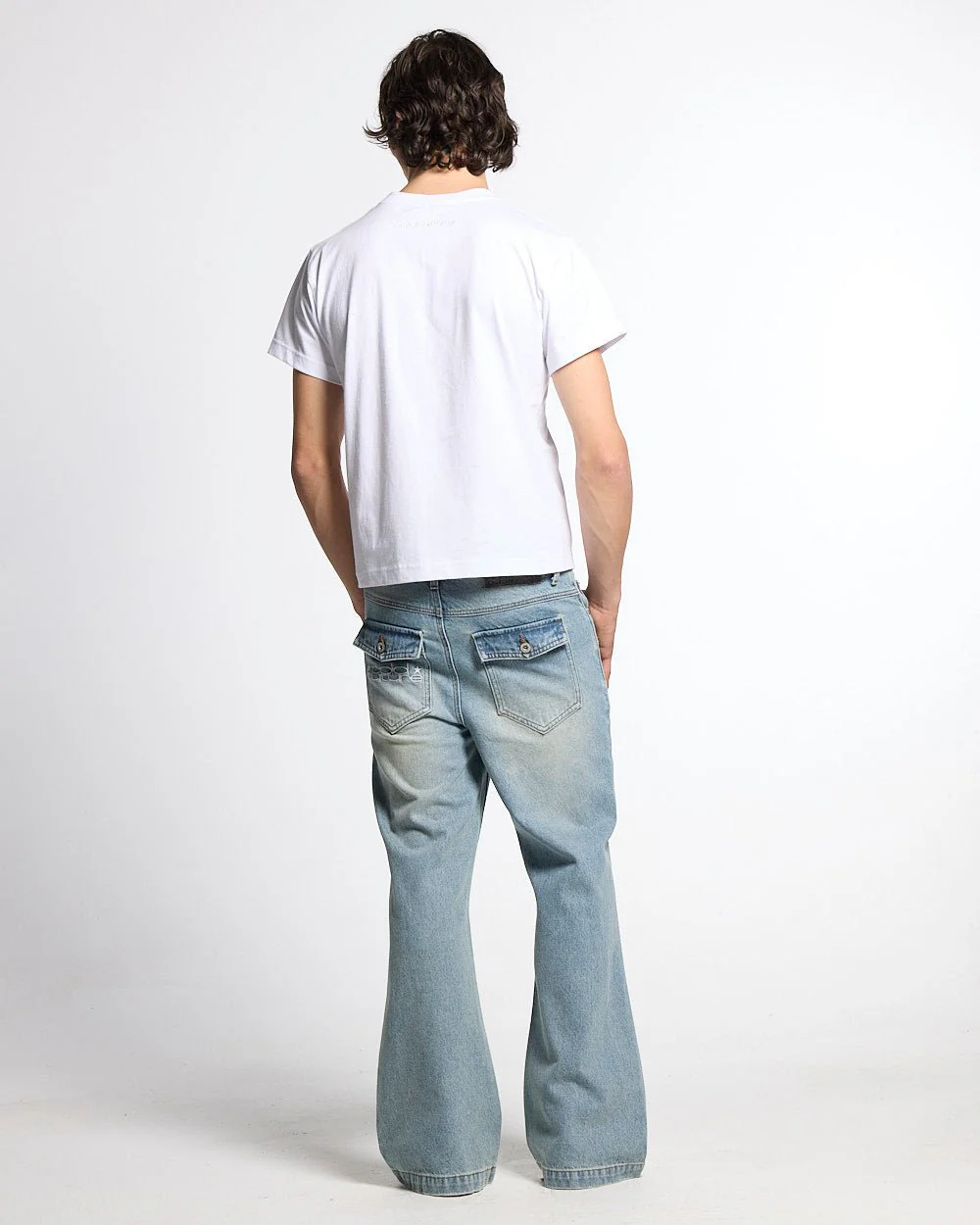 BLURRED V5 BOOTCUT PANTS LIGHT DENIM - Image 5