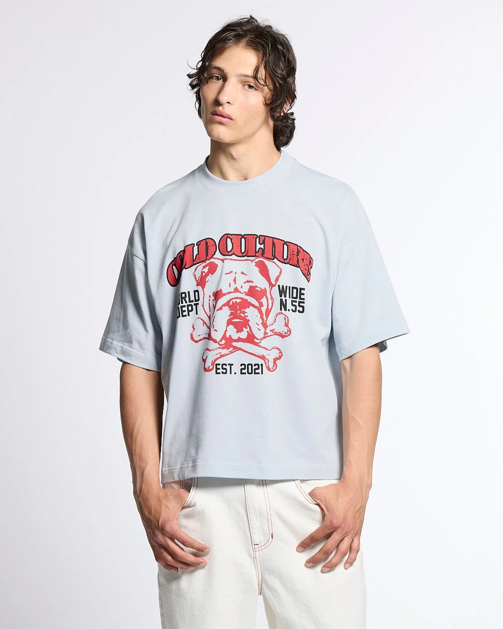 BULLDOG TEE LIGHT BLUE - Image 2