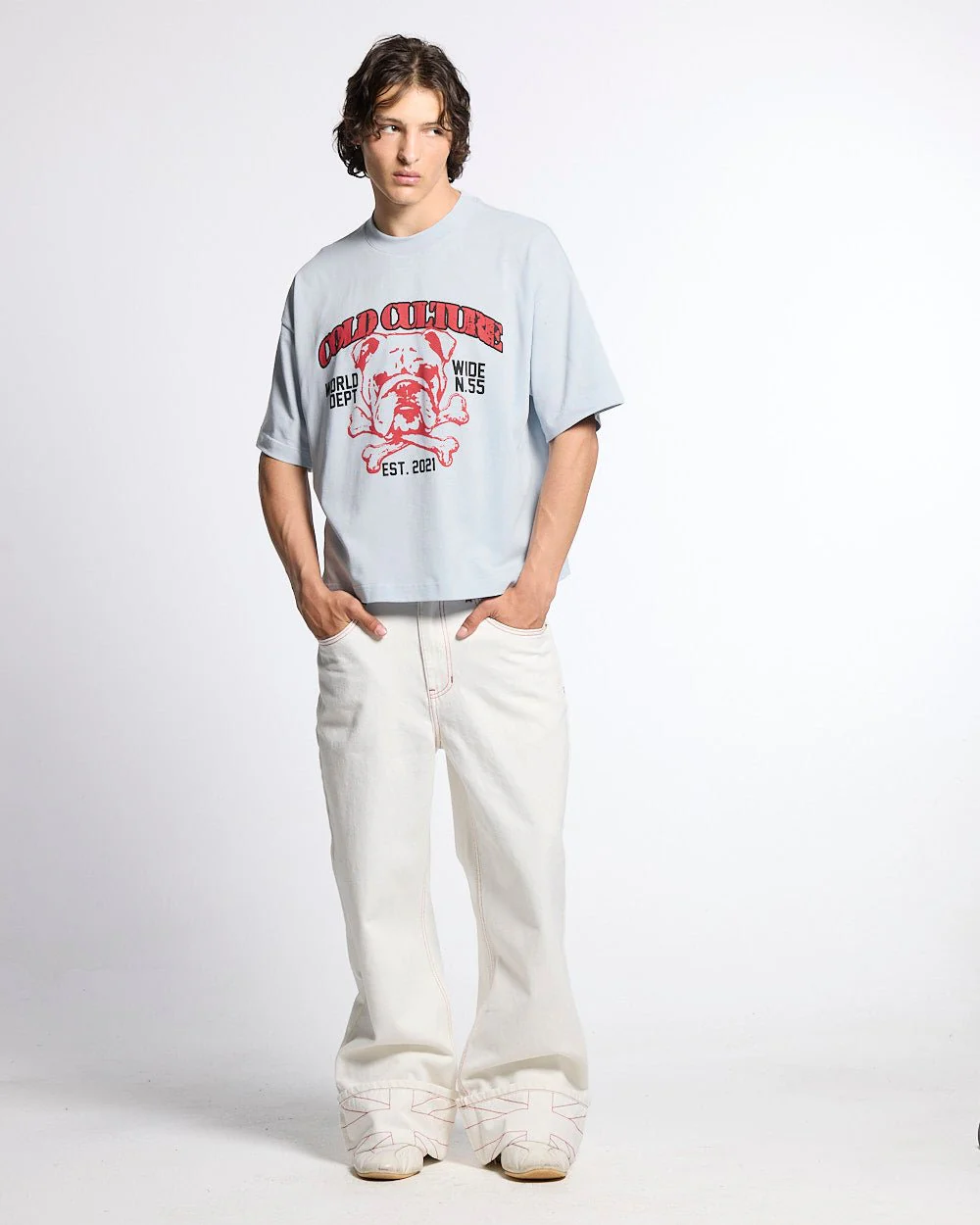 BULLDOG TEE LIGHT BLUE - Image 4