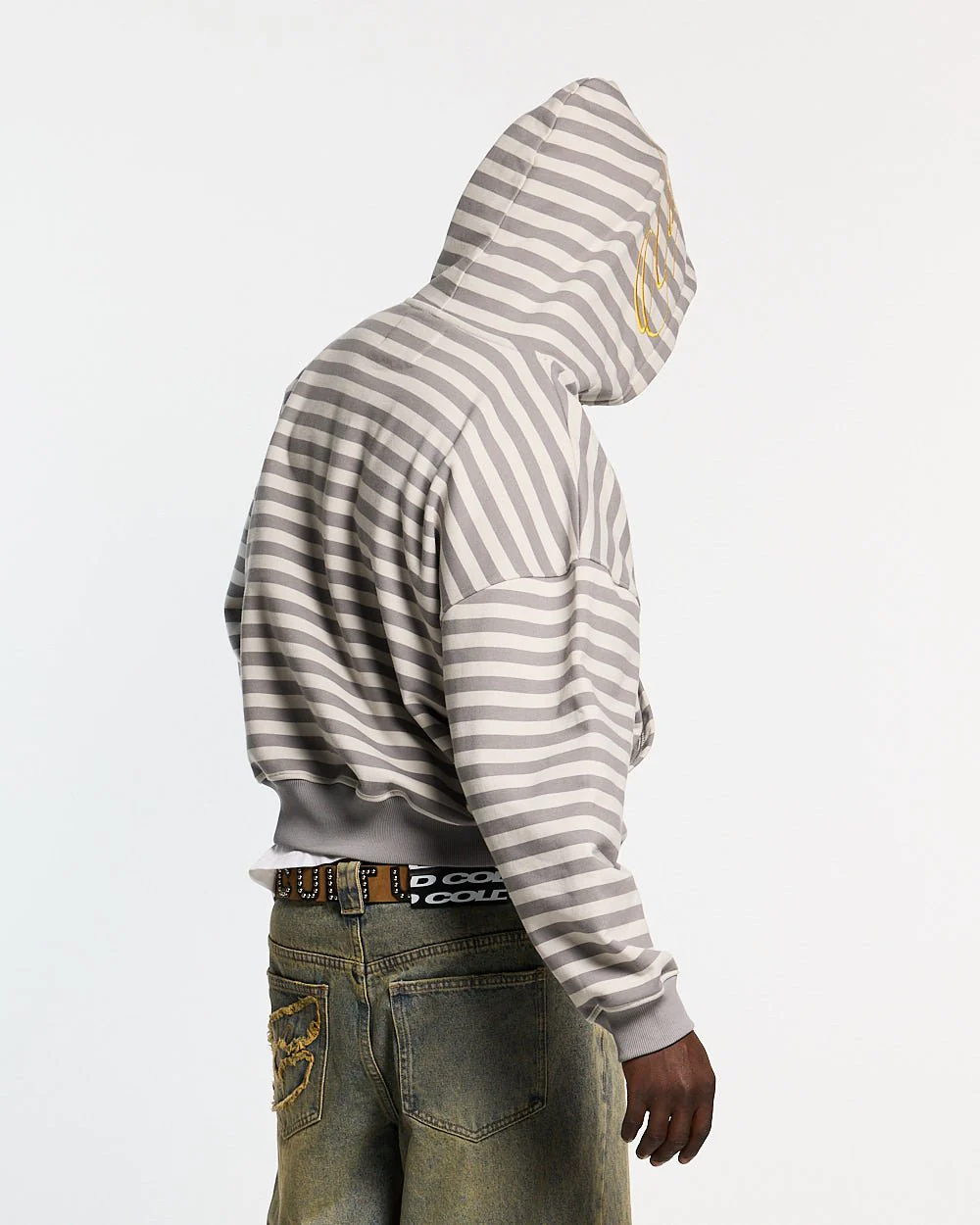 BUMBLE BEE HOODIE DARK GREY - Image 3
