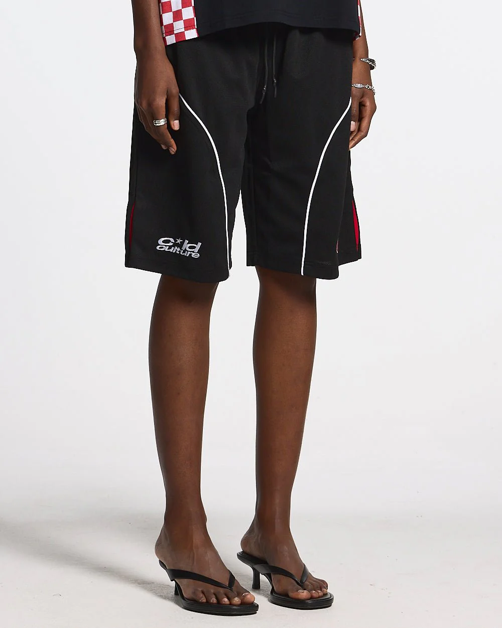 BURNIN COLD TRACKSUIT SHORTS BLACK - Image 4