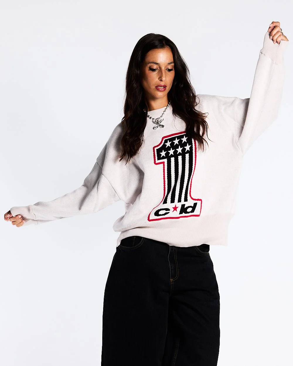 CHAMPIONS CLUB KNIT LIGHT GREY - Image 5