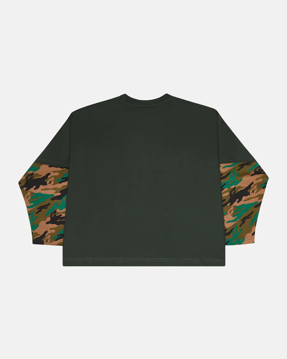 CAMO DOUBLE SLEEVE TEE DEEP FOREST - Image 3