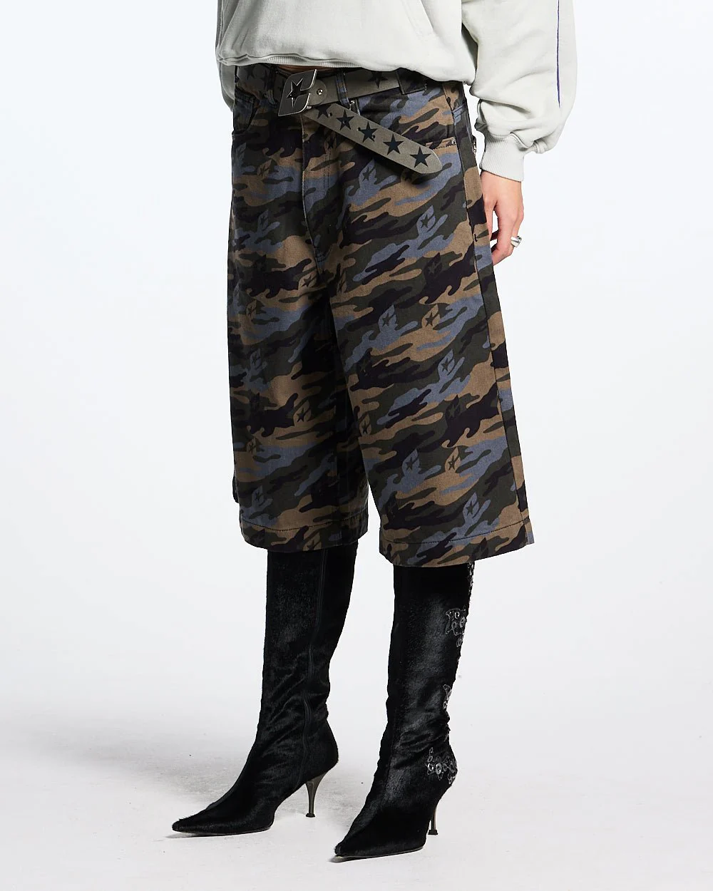 CAMO FORCE SHORTS CAMO GREEN - Image 4
