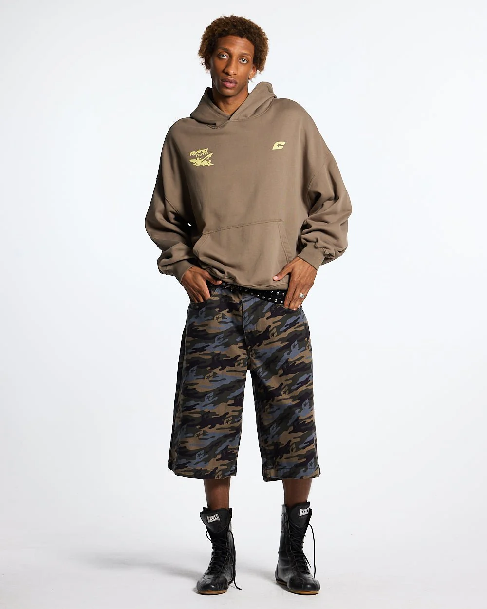 CAMO FORCE SHORTS CAMO GREEN - Image 5