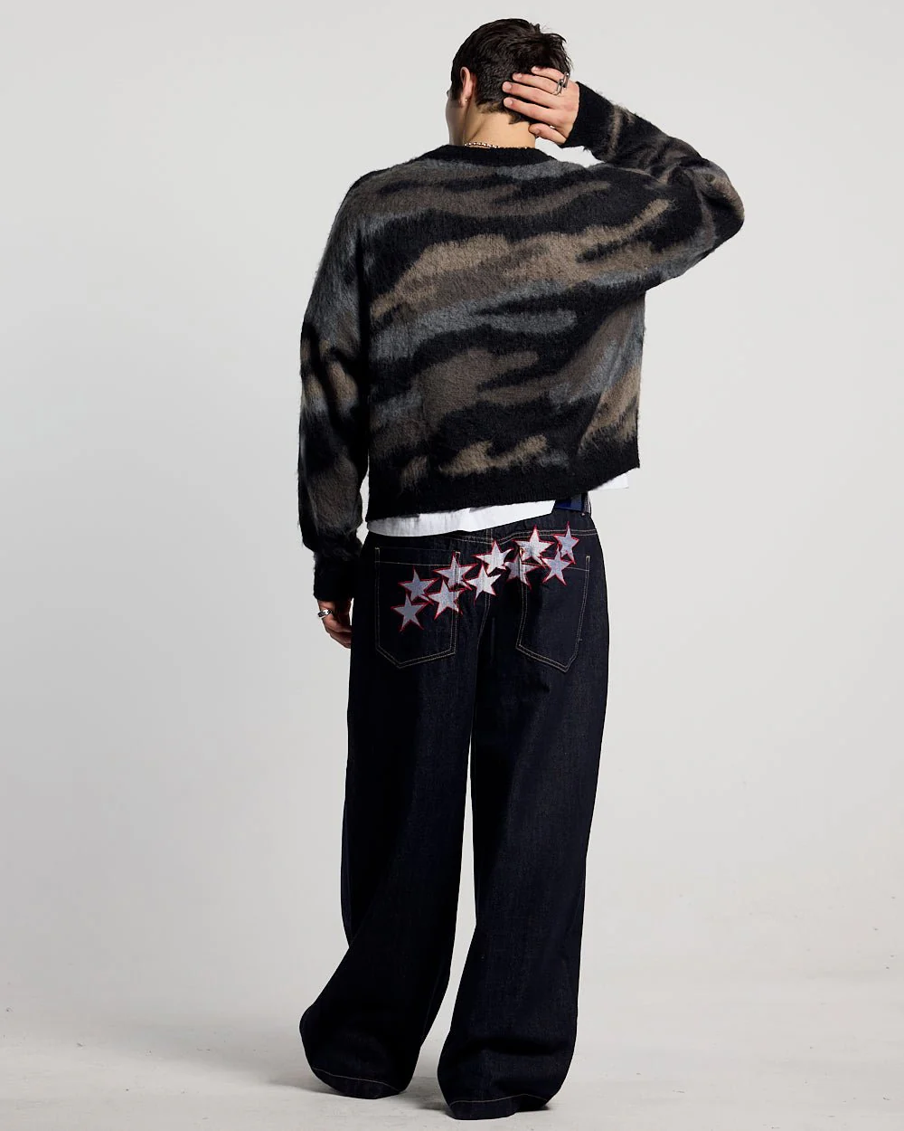 CAMO KNITWEAR DARK BROWN - Image 4