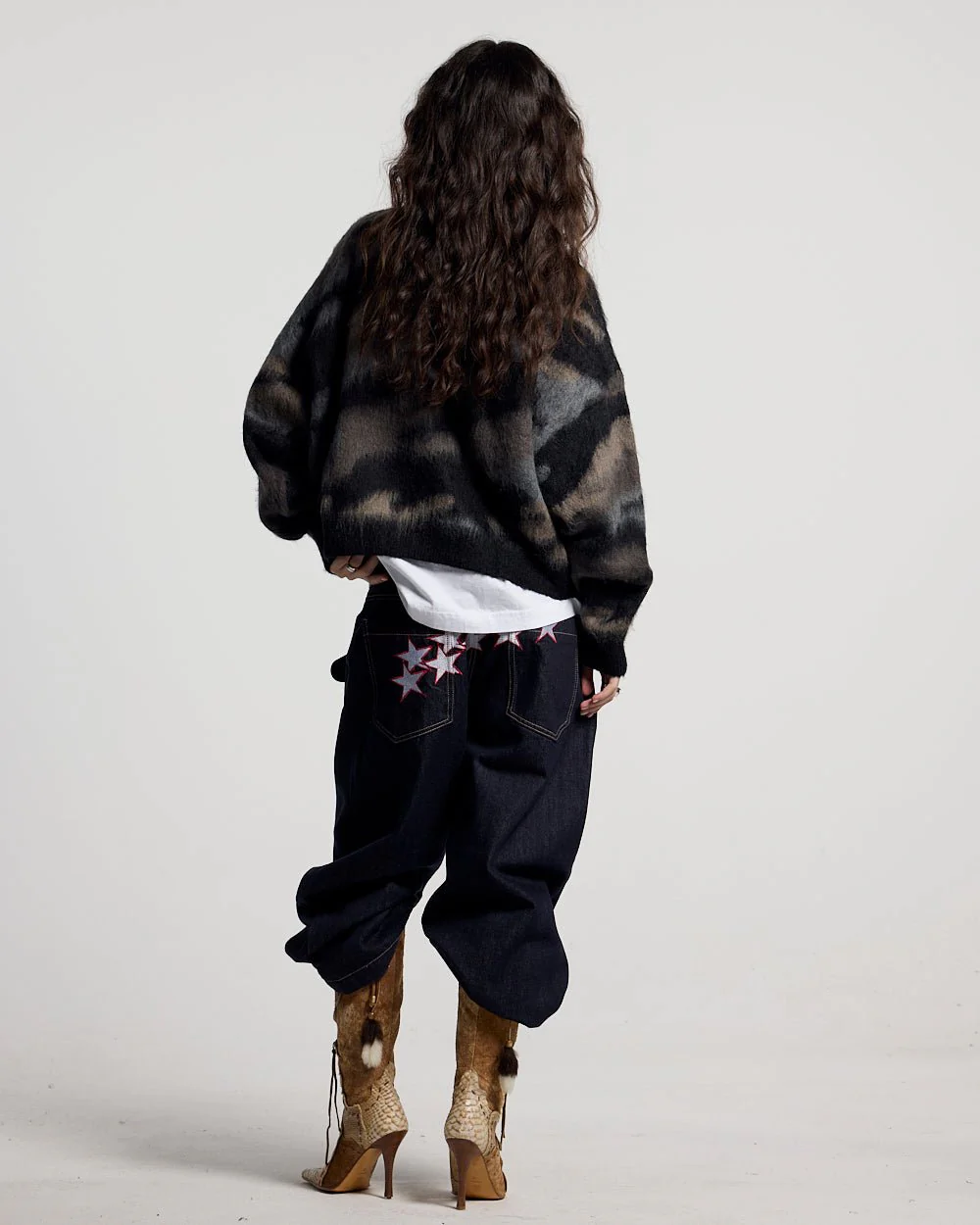 CAMO KNITWEAR DARK BROWN - Image 6
