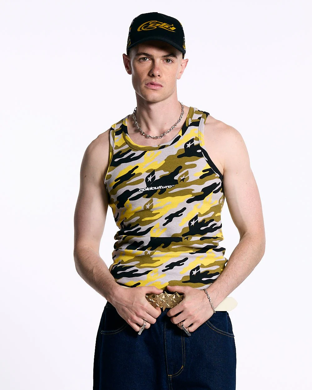 CAMO TANK TEE YELLOW - Image 2