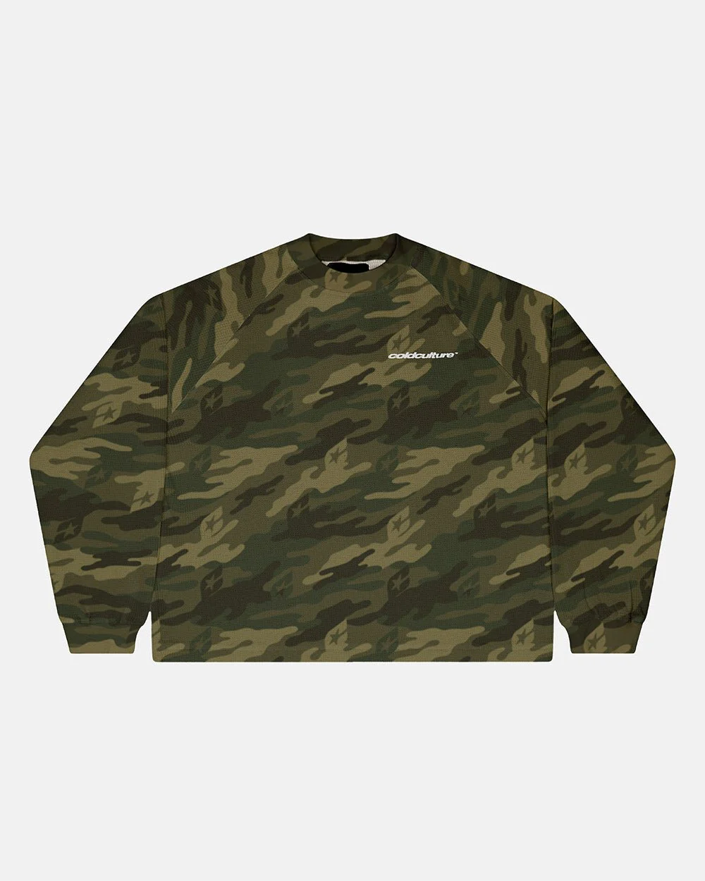 CAMO THERMAL LONGSLEEVE TEE GREEN - Image 3