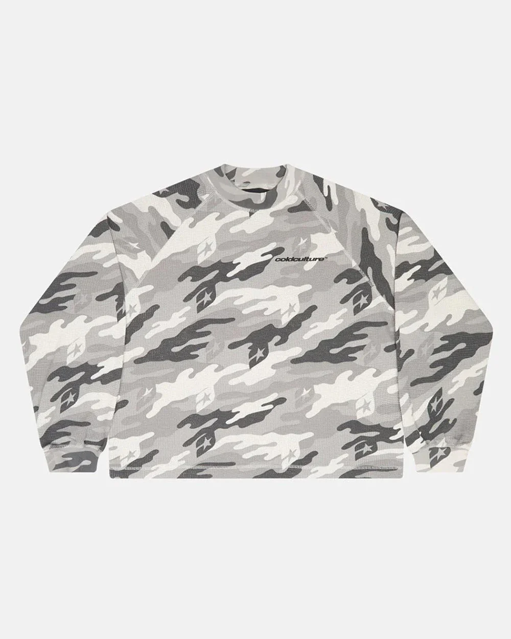 CAMO THERMAL LONGSLEEVE TEE GREY - Image 3