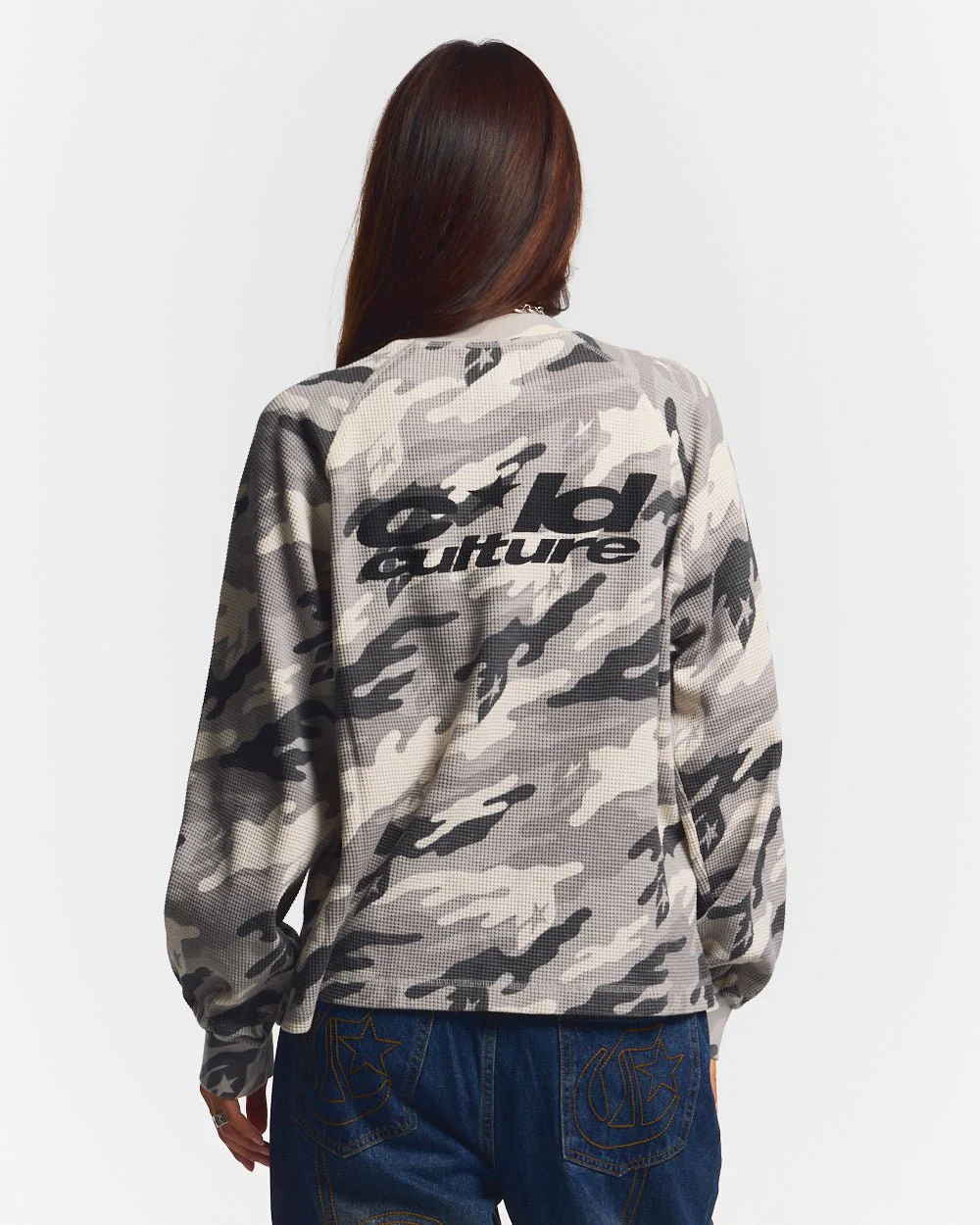CAMO THERMAL LONGSLEEVE TEE GREY - Image 5