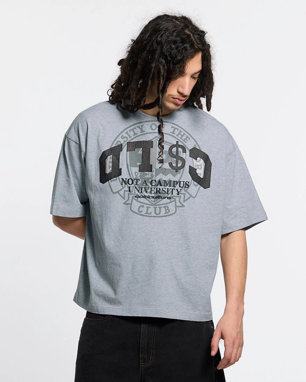 CAMPUS TEE HEATHER GREY