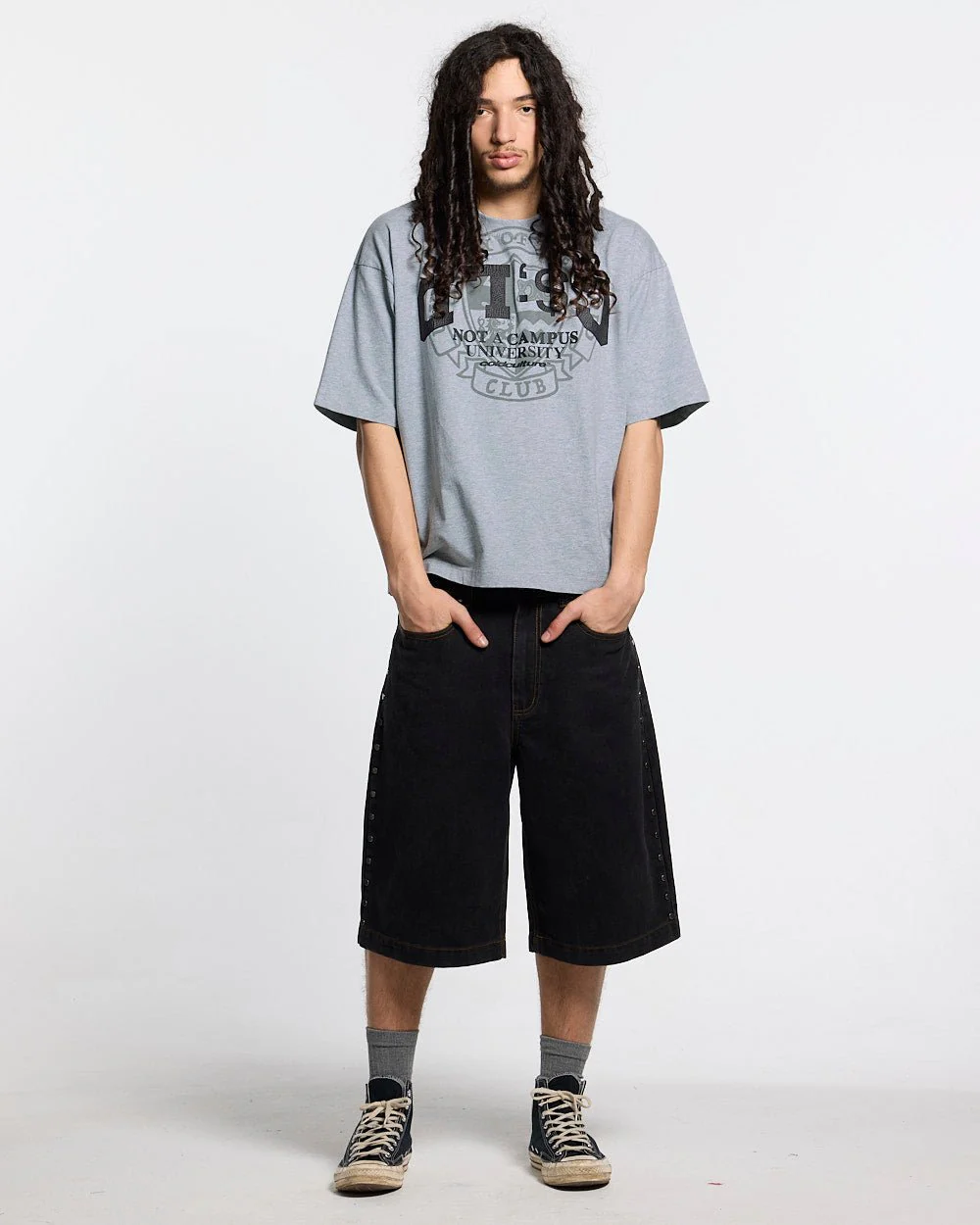 CAMPUS TEE HEATHER GREY - Image 5