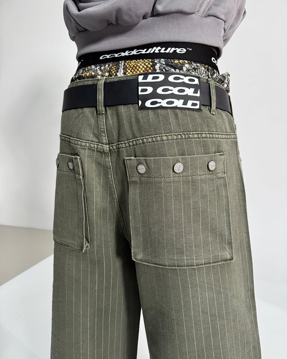 CASINO PANTS GREEN DENIM - Image 10