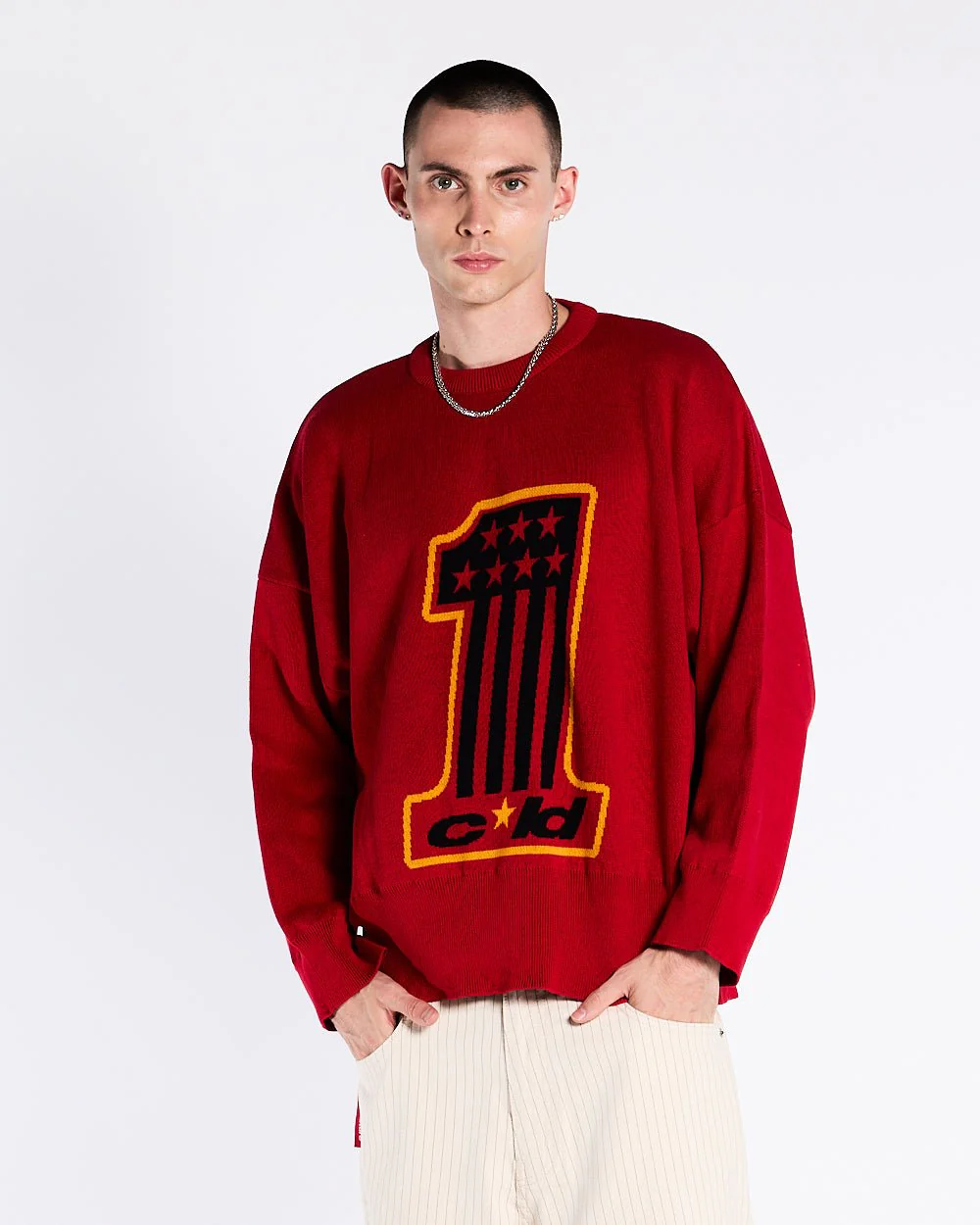 CHAMPIONS CLUB KNIT VIVID RED - Image 3