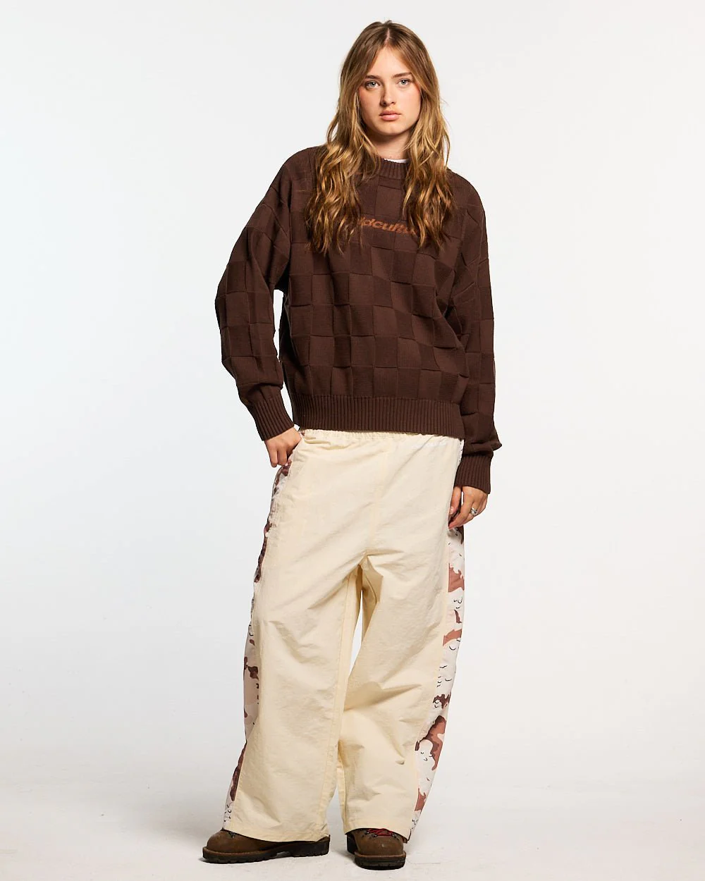 CHECKMATE KNITWEAR BROWN - Image 5