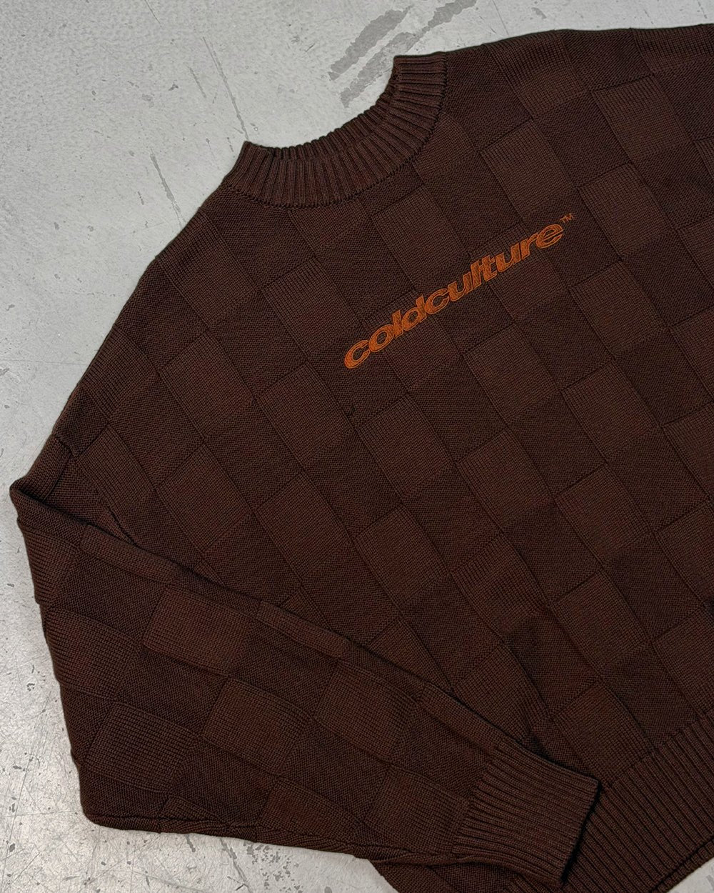 CHECKMATE KNITWEAR BROWN - Image 7