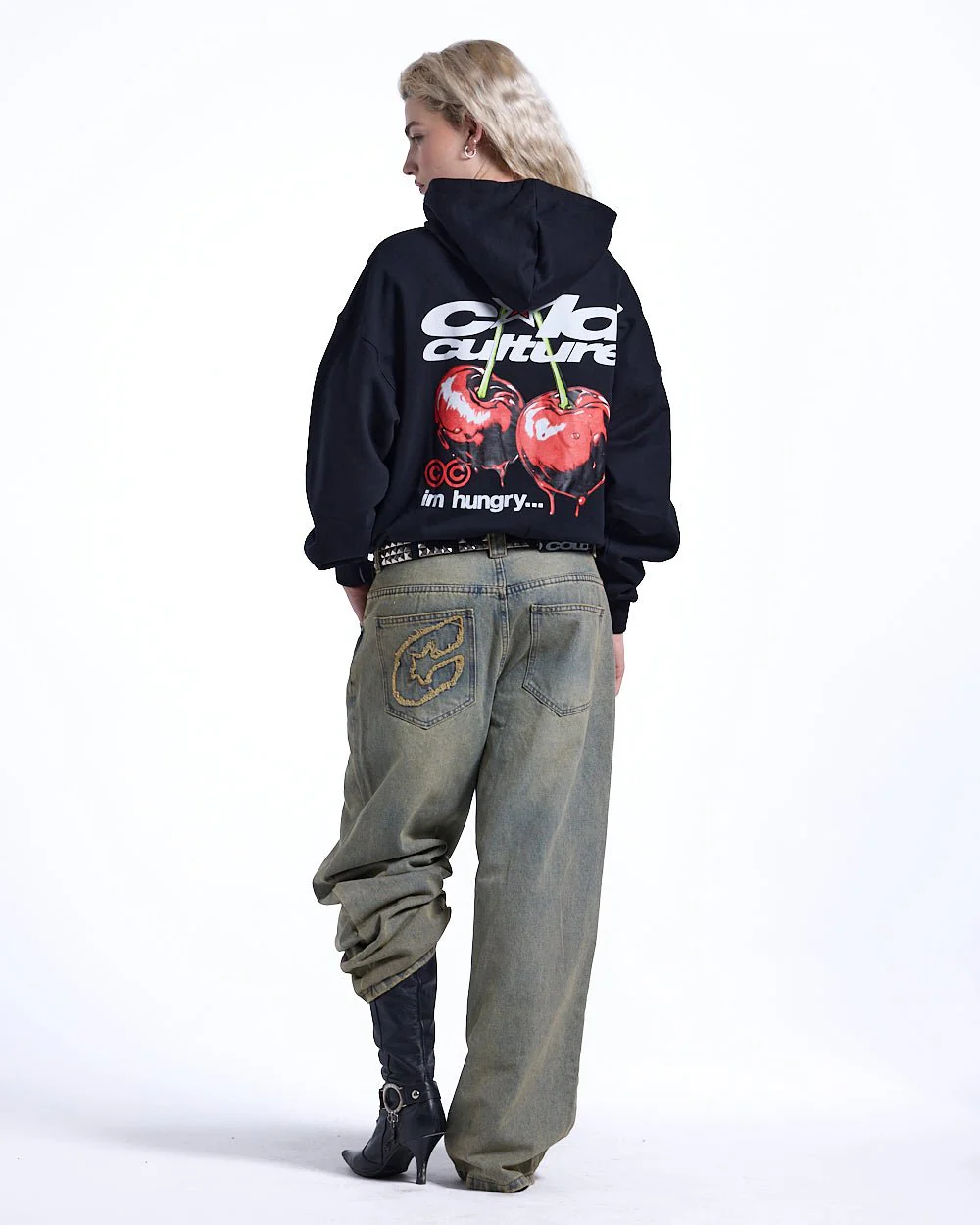 CHERRY HOODIE BLACK - Image 5