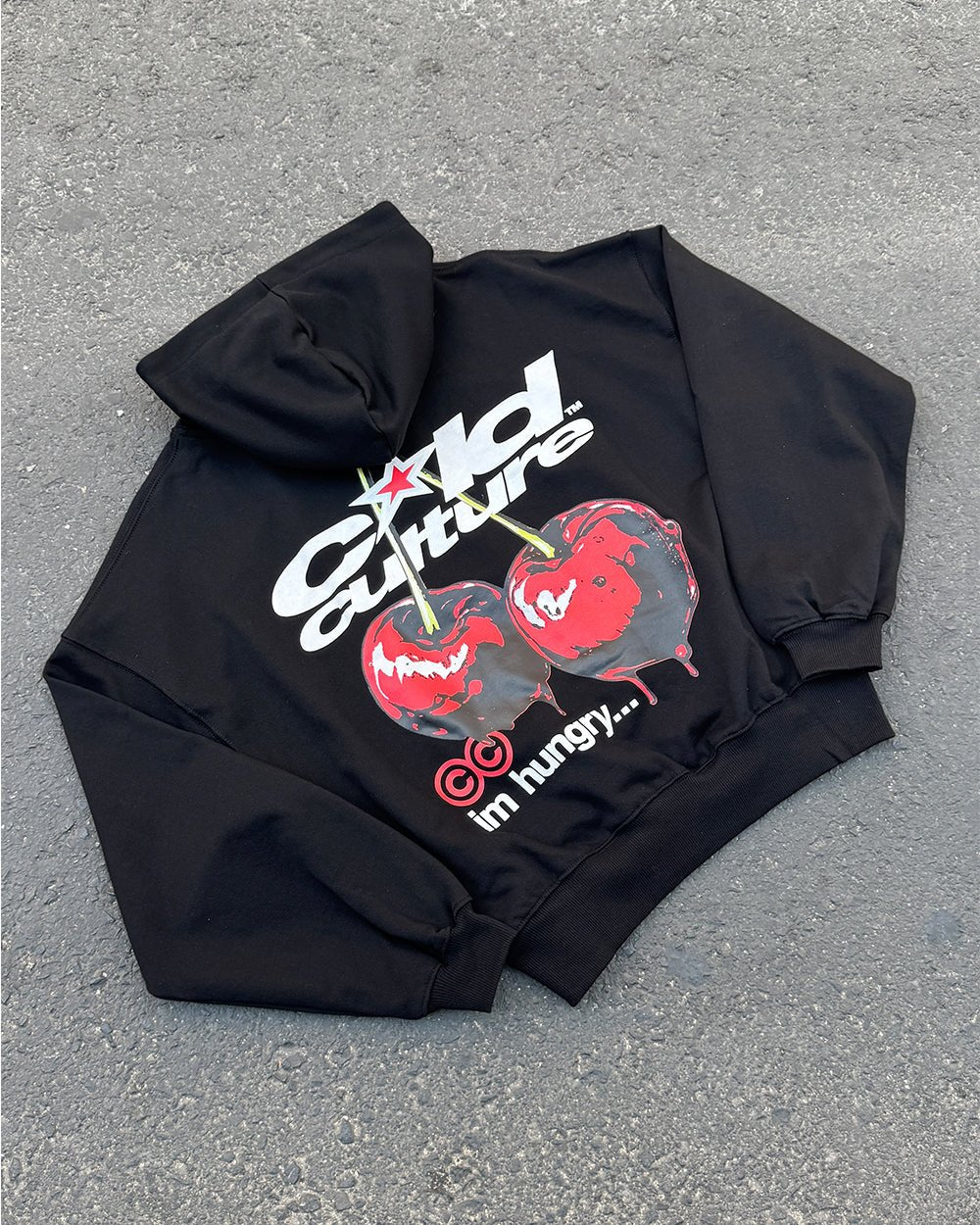 CHERRY HOODIE BLACK - Image 8