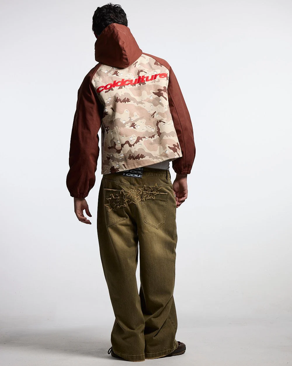 CHIPPED CAMO JACKET BROWN & CAMO - Image 4