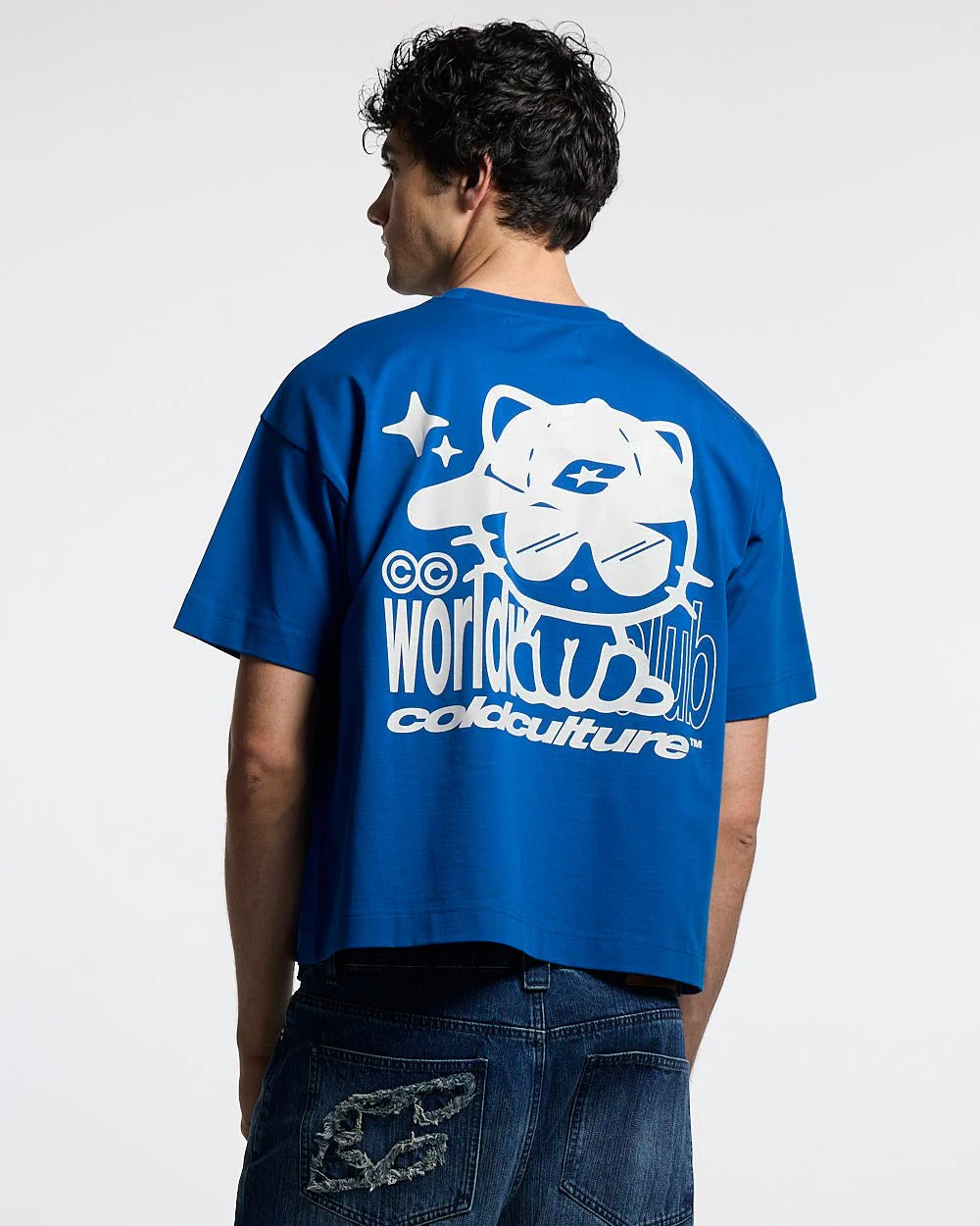 CIBERCAT TEE BLUE - Image 2