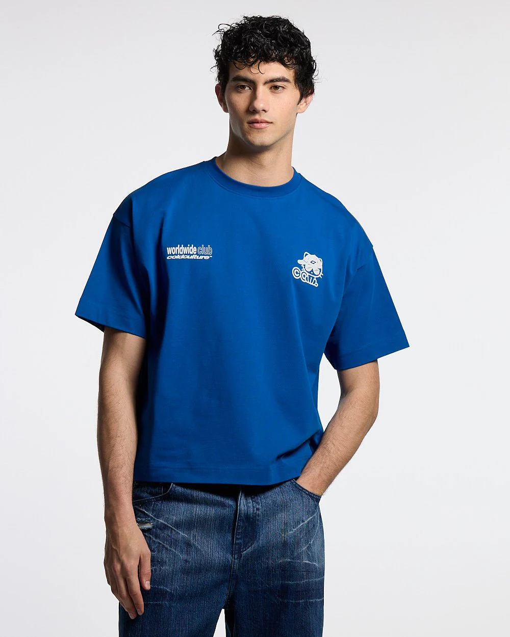 CIBERCAT TEE BLUE - Image 4