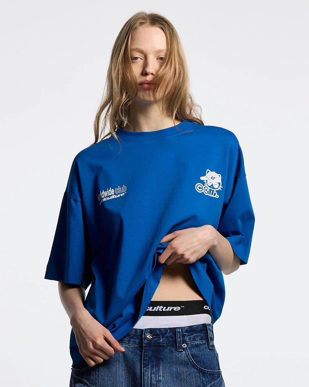 CIBERCAT TEE BLUE - Image 6
